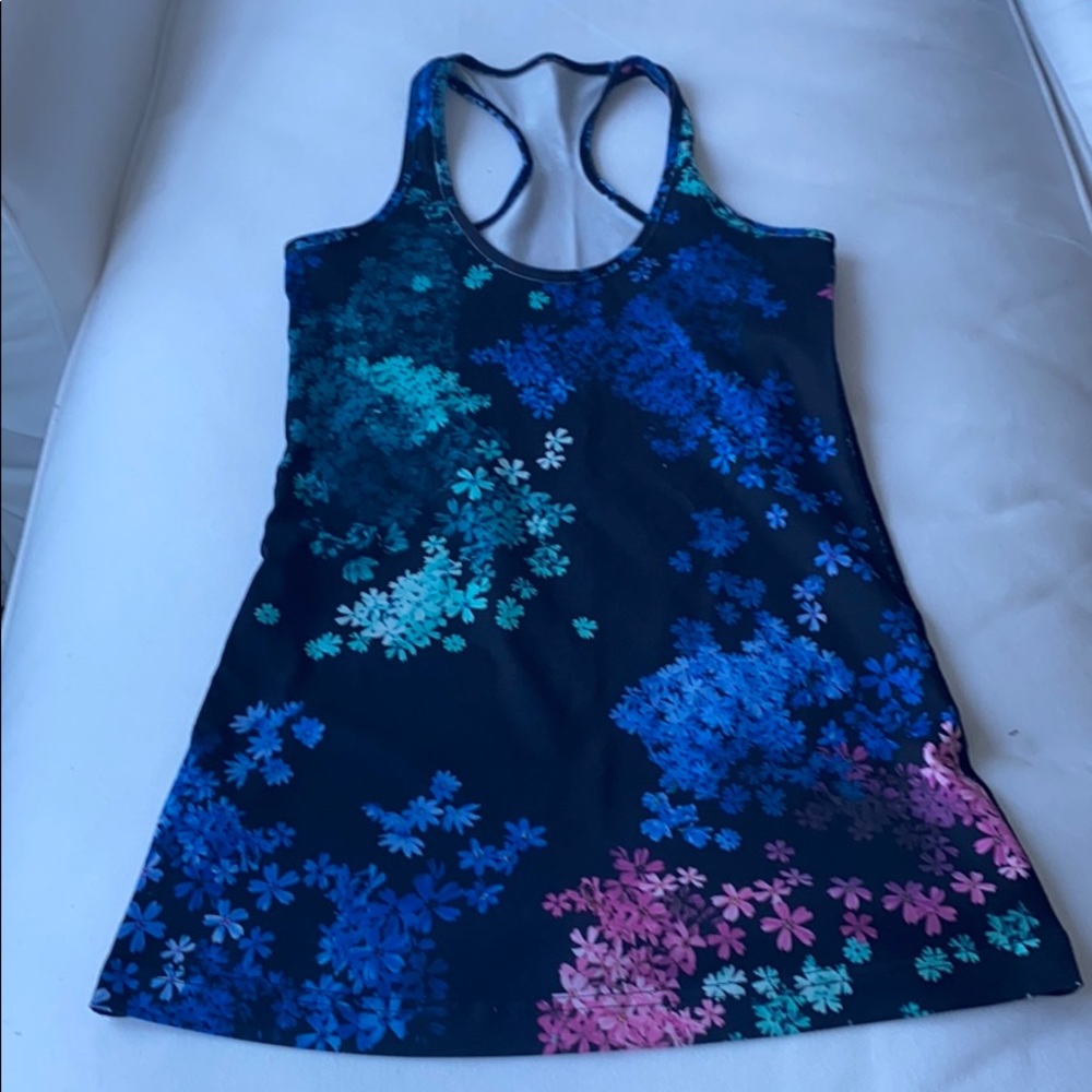 Lululemon floral tank top